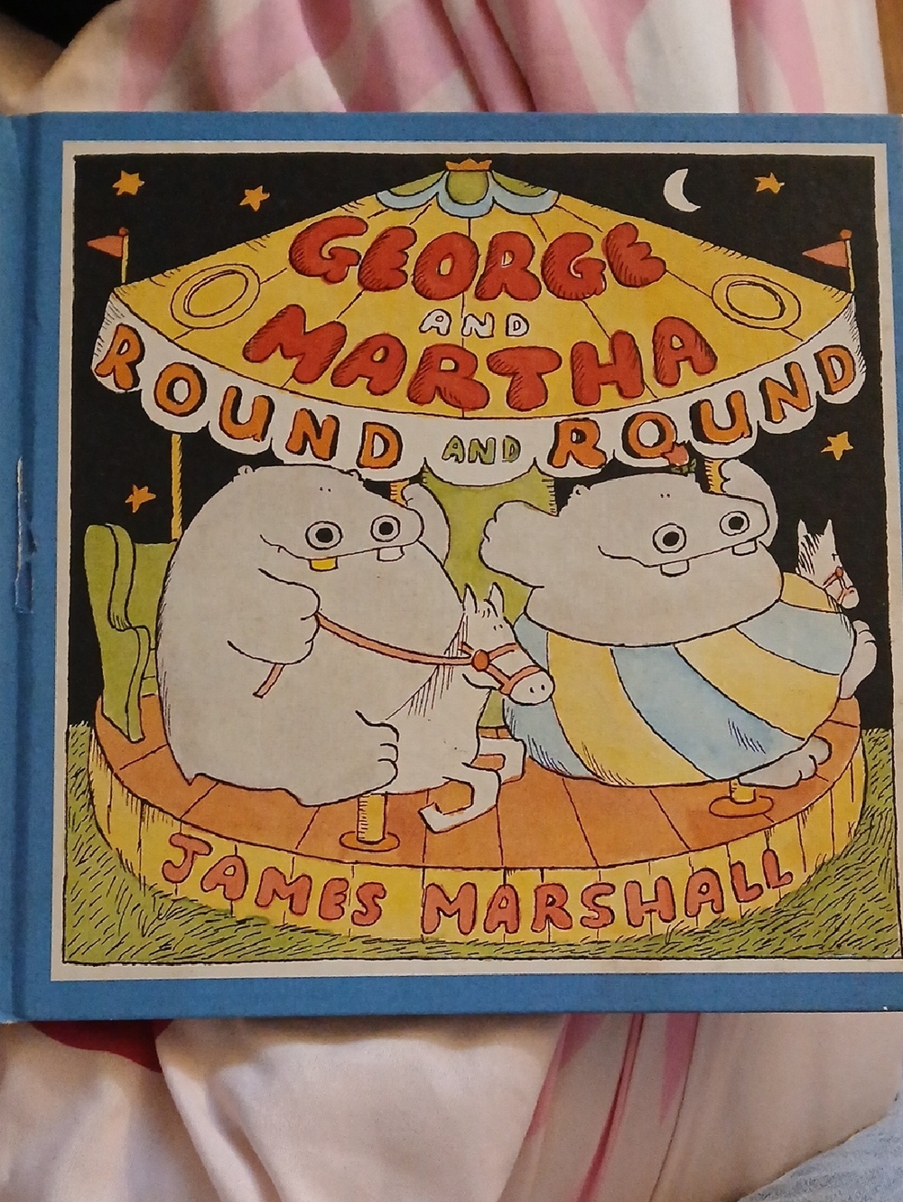 VTG 80s George And Martha Round And Round -Hardcover Book